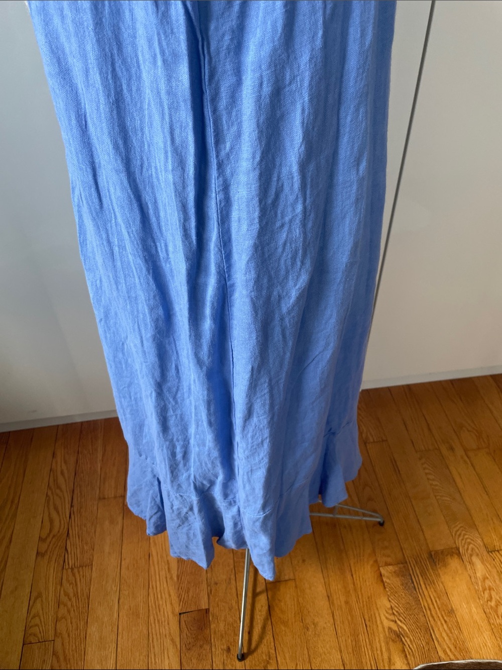 Francesca Bettini Sleeveless V-Neck Slip Dress in Light Blue Size-Large NWT - Picture 9 of 15